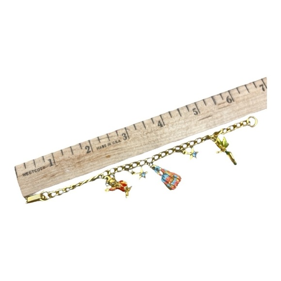 VINTAGE 1960'S "LITTLE MISS" DISNEYLAND CHARM BRACELET - Picture 6 of 7